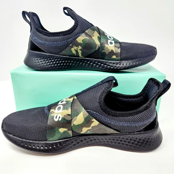 Camo Adidas Puremotion Adapt GY4464 Running Shoes, Sneakers, New Black, Size 8.5 - Picture 2 of 9